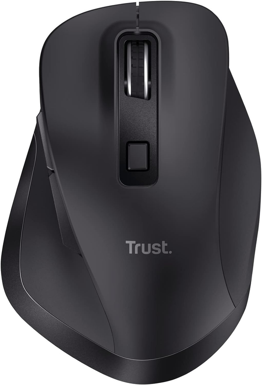 Trust Fyda Rechargeable Wireless Mouse Made With Recycled Materials, 800-2400 DP