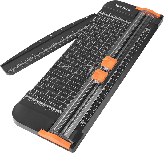 A4 Paper Cutter 12 Inch Craft Paper Trimmer with Automatic Security Safeguard an