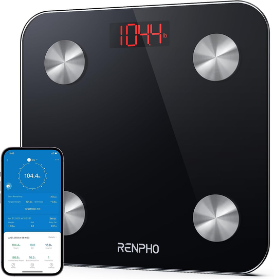 RENPHO Weighing Scales for Body Weight, Smart Bathroom Scales with App