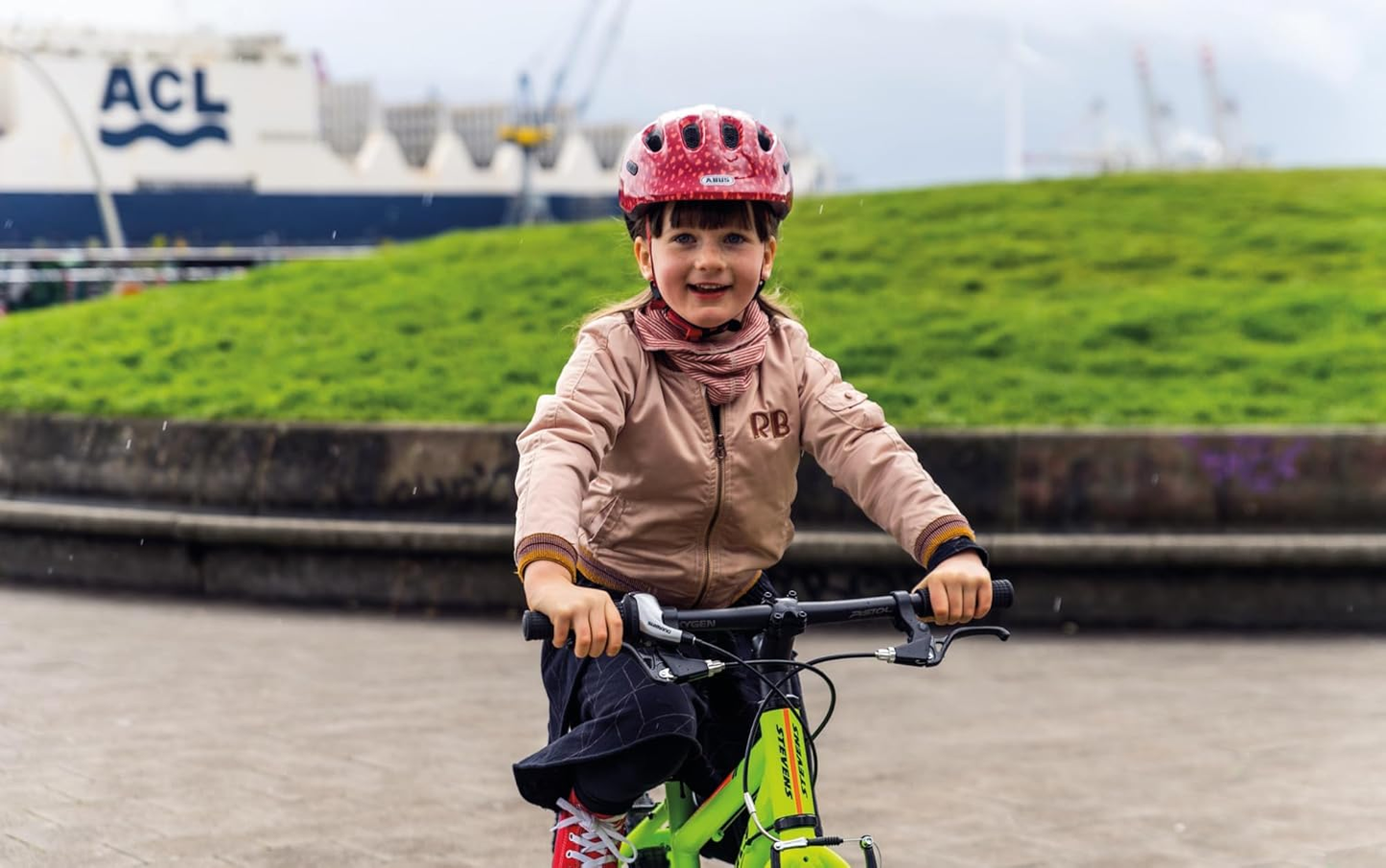 ABUS Smiley 2.0 Kids Helmet - Bike Helmet - for Girls Size M 50-55cm