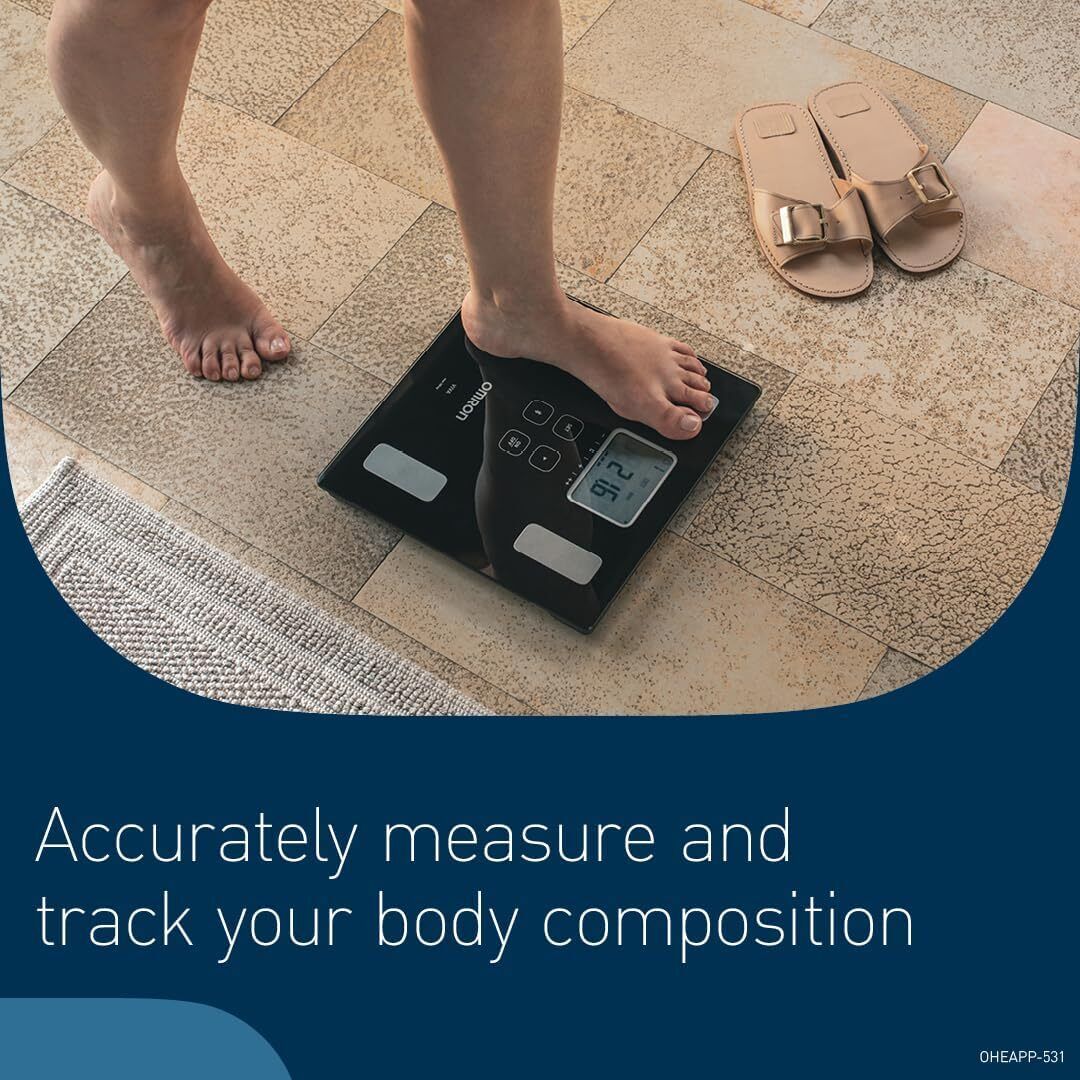 OMRON VIVA Bluetooth Smart Scale and Body Composition Monitor - BMI