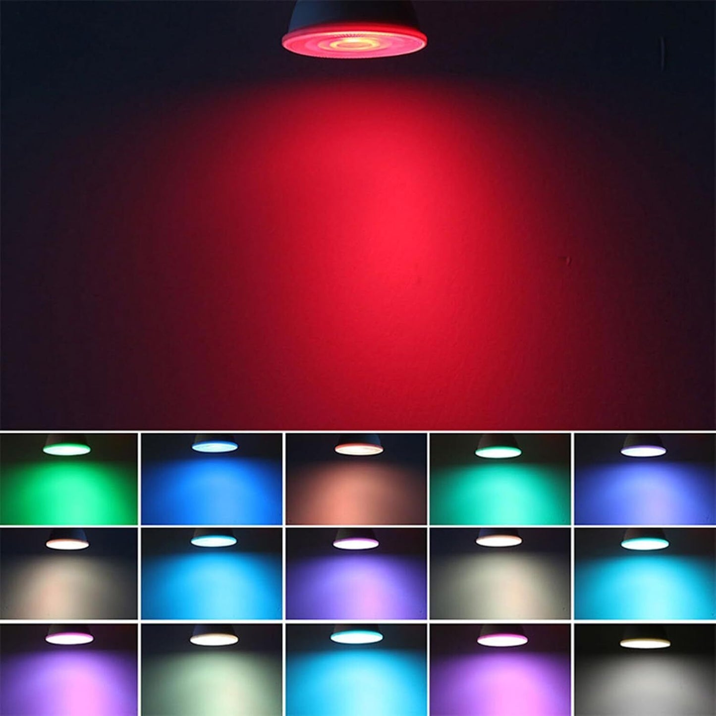 ZONJIE GU10 Light Bulbs Colour Changing - 4Pack 5W GU10 Smart Bulb Dimmable, 40W