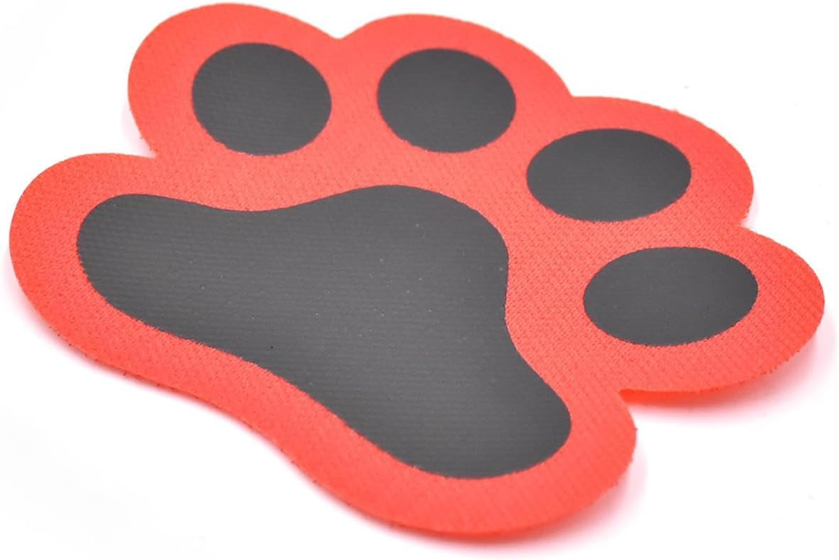 36pcs Cat Paw Multicolor Spot Markers Spot Marker Sticker Reusable Carpet Sticke