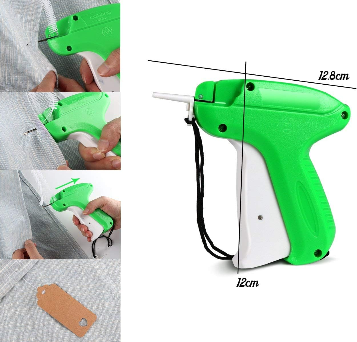 Label Gun Price Label Gun with 1200 Paddle Thread (White, 5 Cm) + 5 Replacement