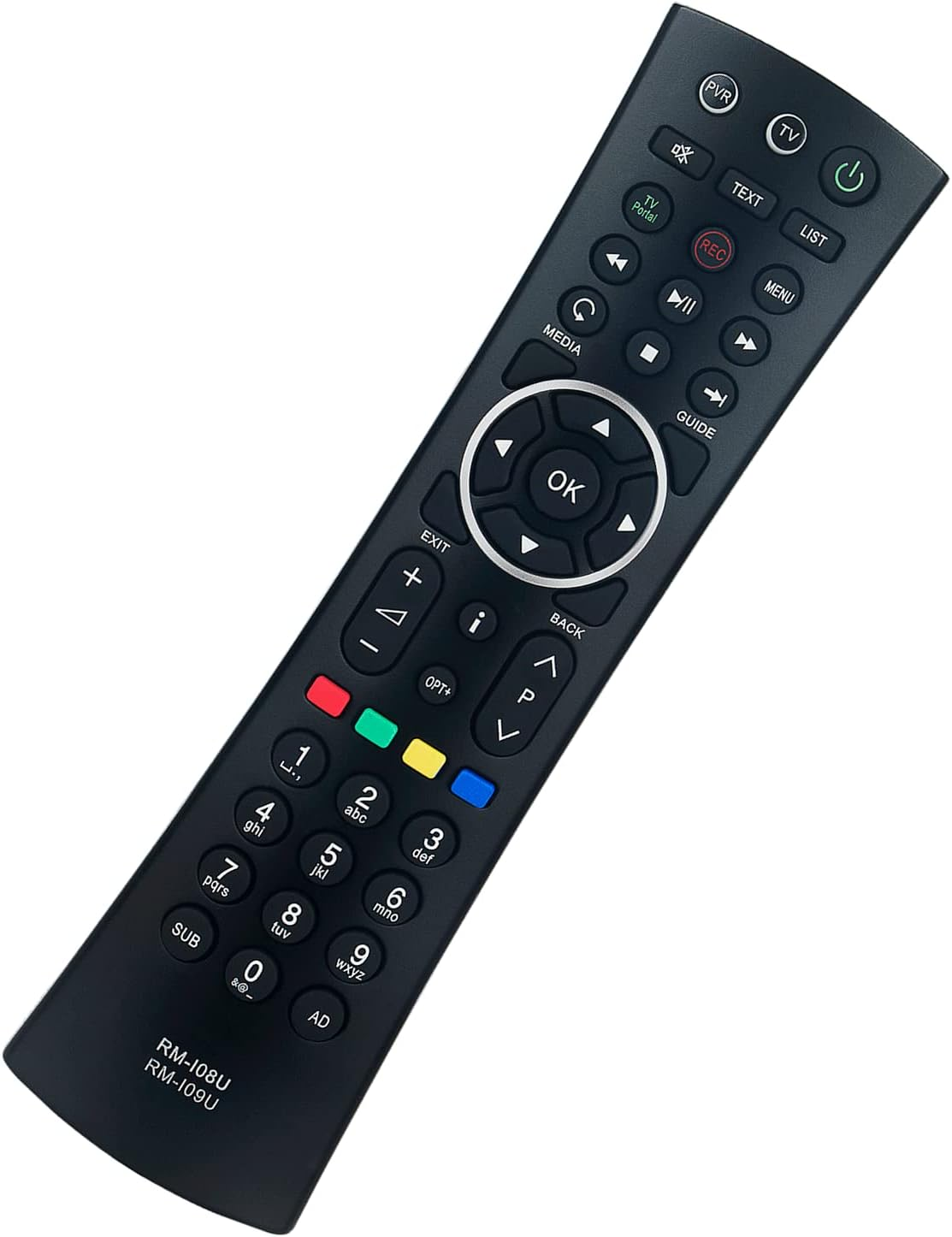 RM-I08U RM-109U Replacement Remote Control --Fit for Humax Freesat Freetime Sate