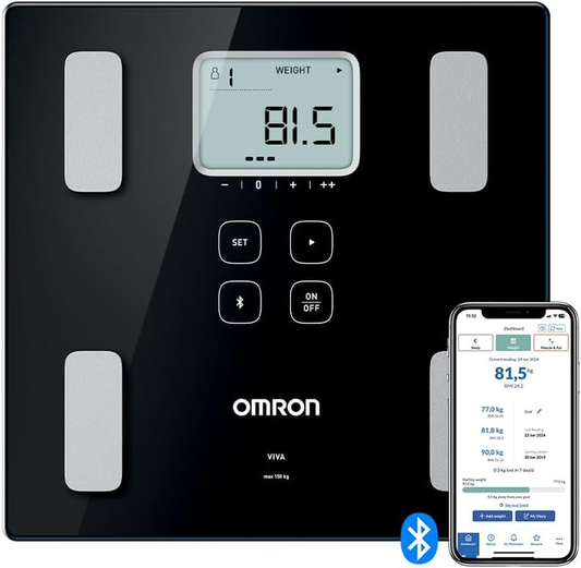 OMRON VIVA Bluetooth Smart Scale and Body Composition Monitor - BMI