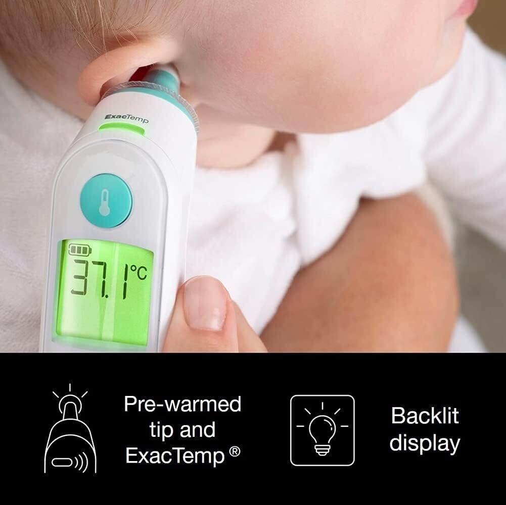 Braun ThermoScan 6 Ear thermometer - Colour-coded Digital Display - ExacTemp Sta