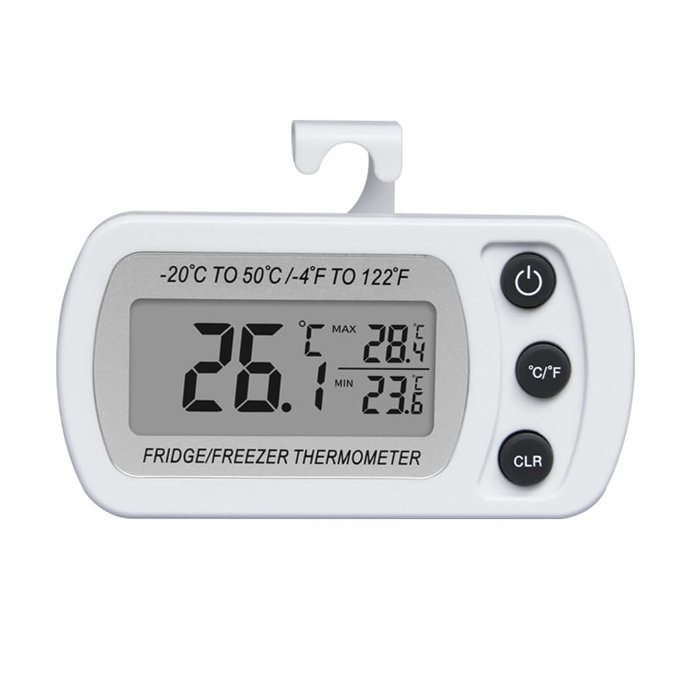 1 PCS Electronic Digital Refrigerator Thermometer LCD Screen Fridge Freezer Temp