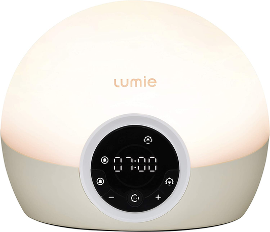 Lumie Bodyclock Spark 100 - Wake-up Light Alarm Clock with Sleep Sunset, white/o