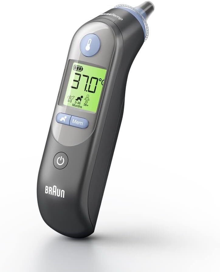 Braun ThermoScan 7 Ear thermometer - Age Precision Technology - Colour-coded Dig