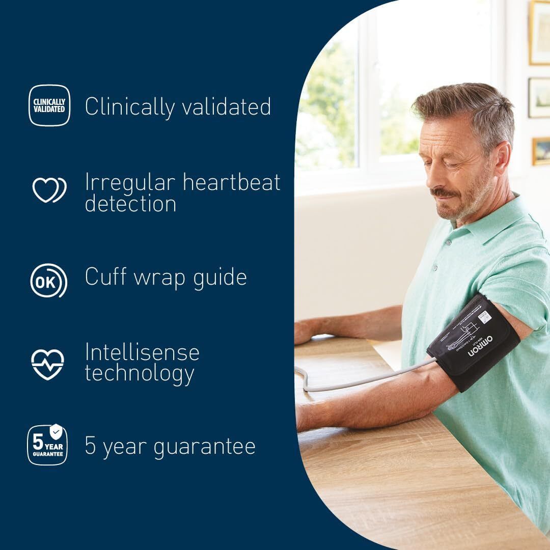 OMRON X3 Comfort Automatic Upper Arm Blood Pressure Monitor for Home Use,