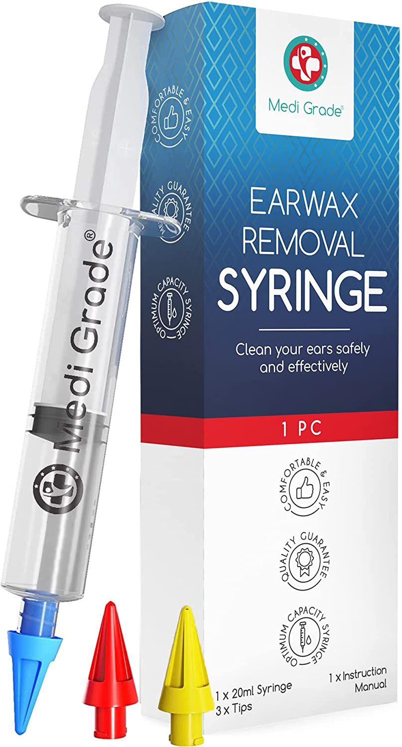 Ear Wax Removal Syringe - Natural Ear Cleaner for Safely Removing Ear Wax at Hom