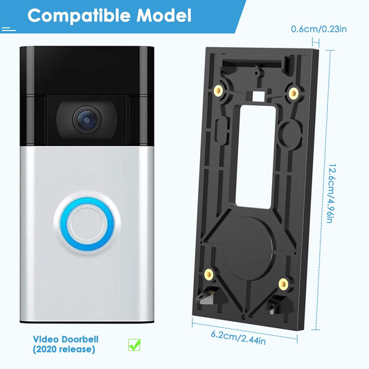 No Drill Doorbell Mount for Video Doorbell (2Nd Generation - 2020 Release), Stro