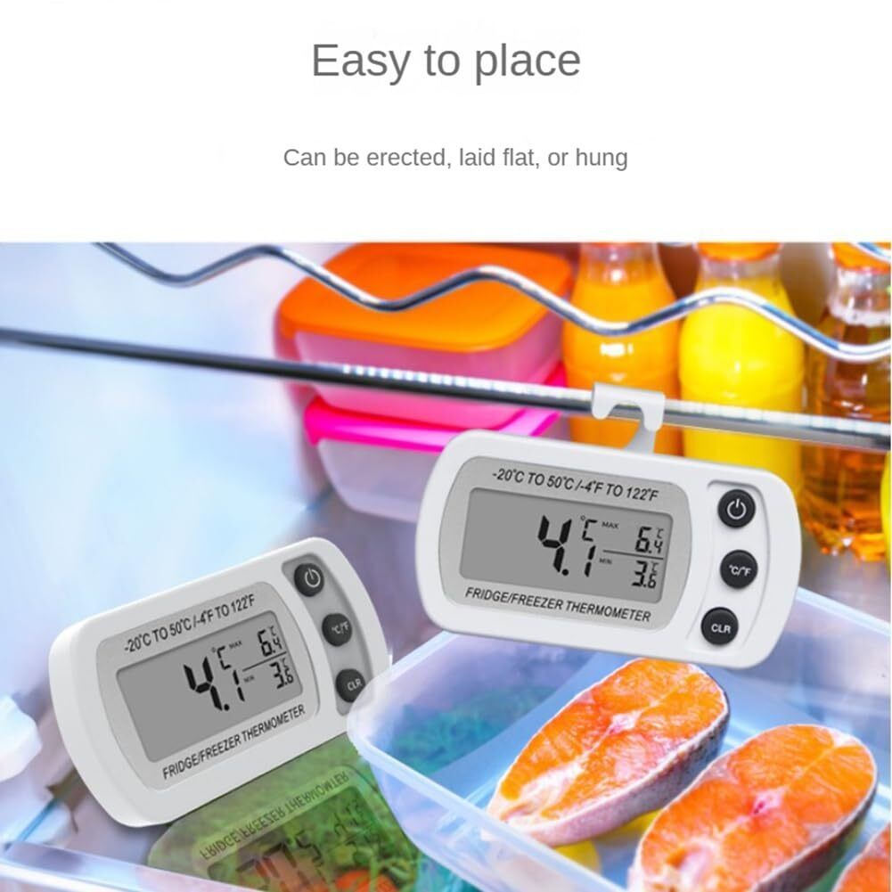 1 PCS Electronic Digital Refrigerator Thermometer LCD Screen Fridge Freezer Temp