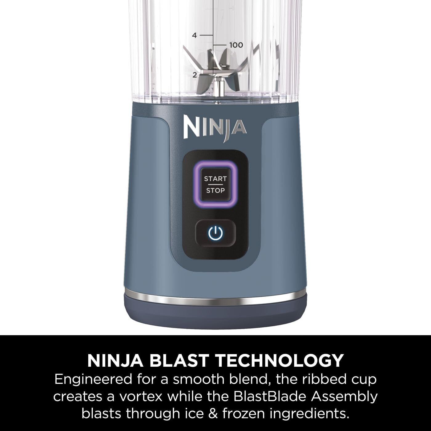 Blast Portable Blender, 530Ml, Leakproof Lid & Sip Spout, Powerful Cordless Mini