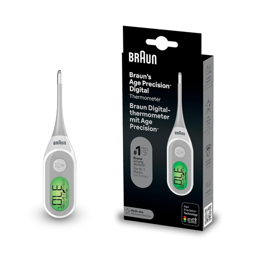 Braun Age Precision Digital thermometer - Digital Stick for Multi-Site Usage - O