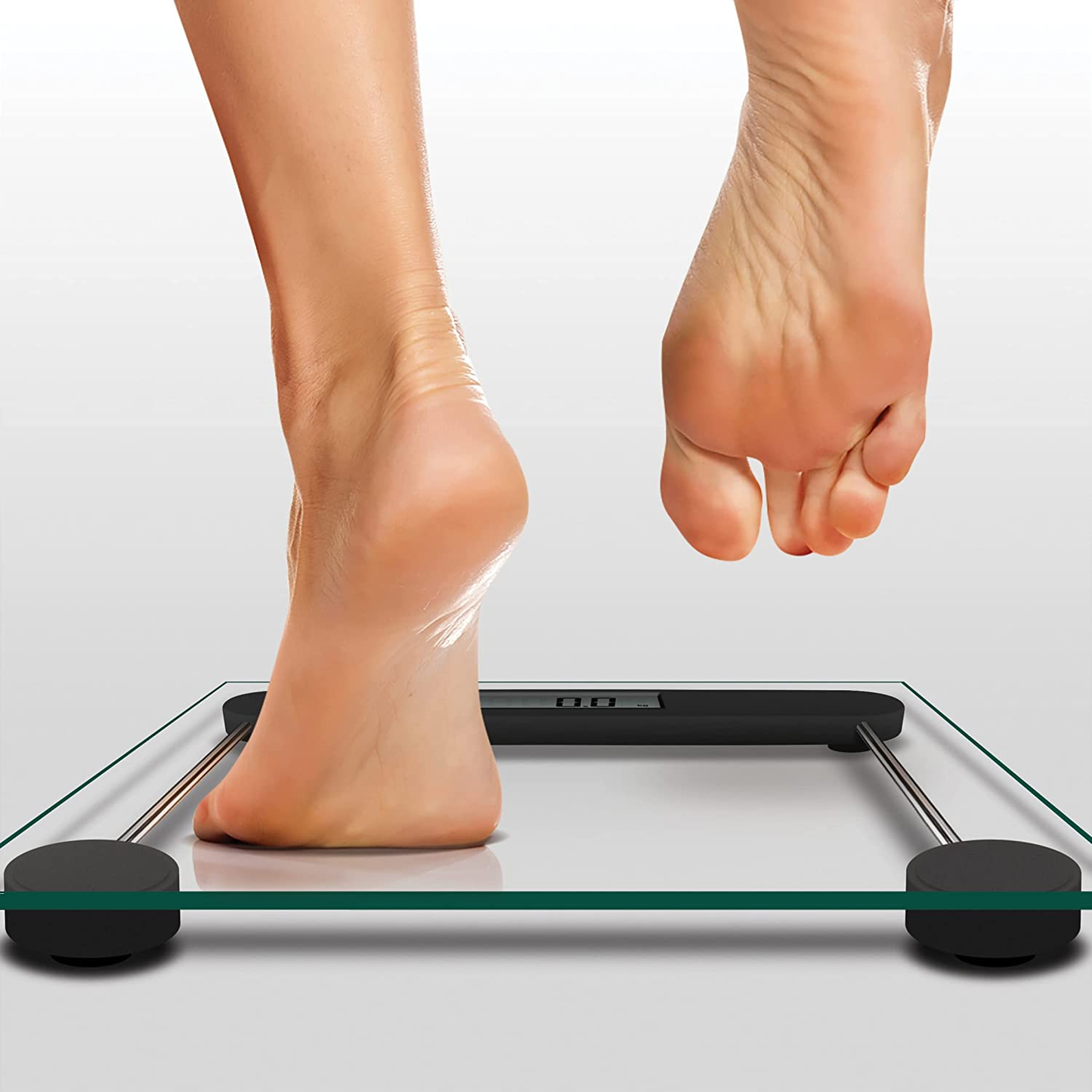 Salter 9208 BK3R Glass Bathroom Scale – Electronic Digital Bodyweight Scale