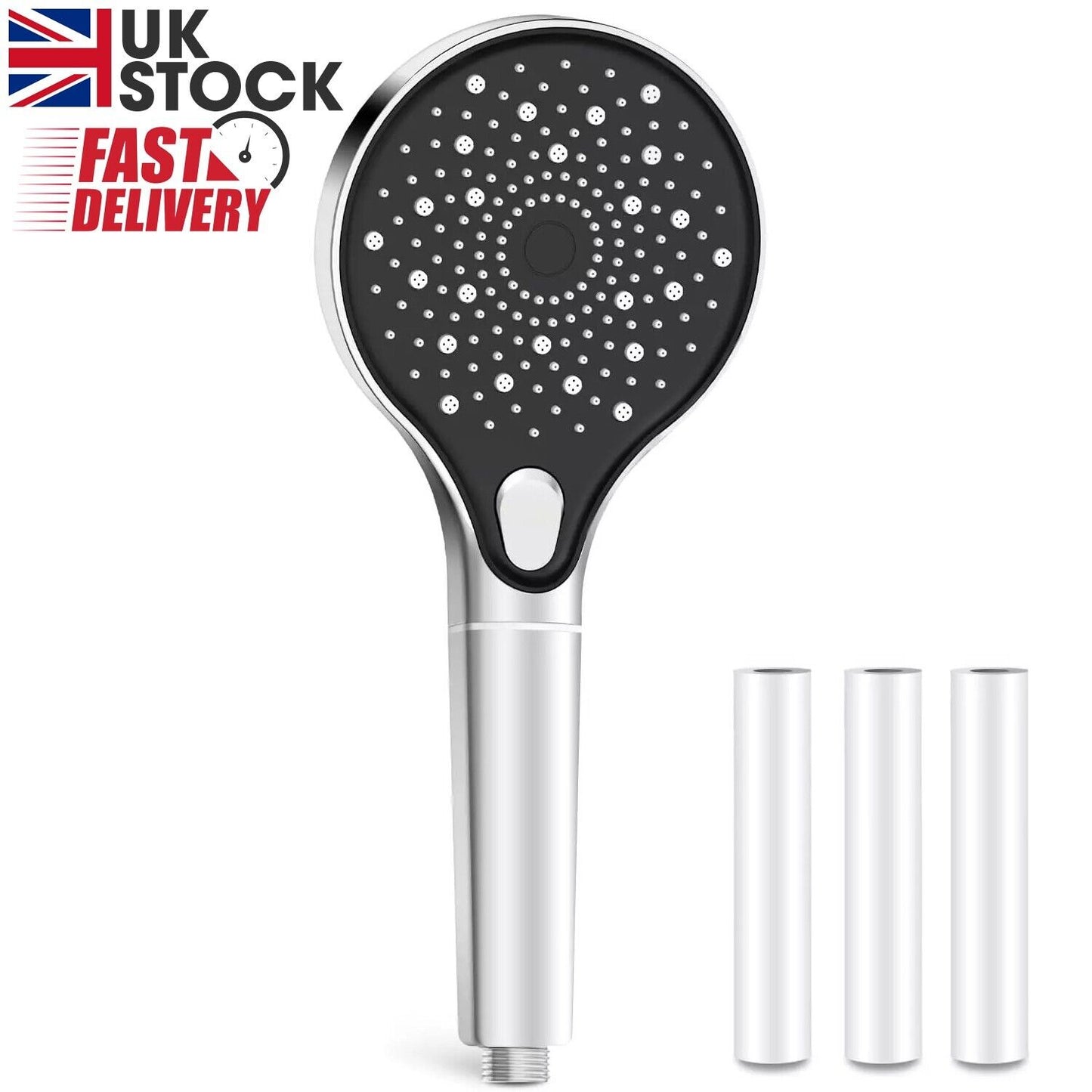 Shower Head with Filter-  High Pressure 3 Modes Powerful Flow Shower Heads