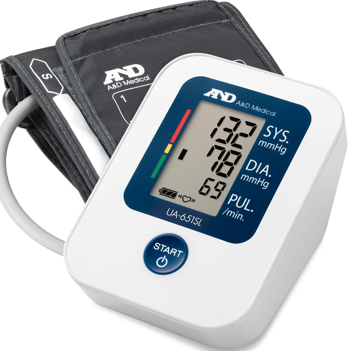 A&D Medical Blood Pressure Monitor BIHS Approved UK -  with large cuff UA-651SL