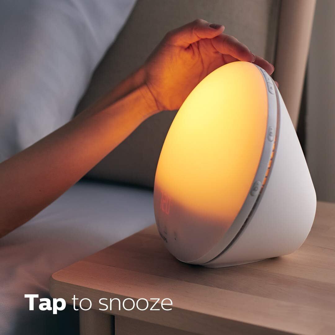 Philips Wake up Light, White, 5 Natural Alarm Sounds