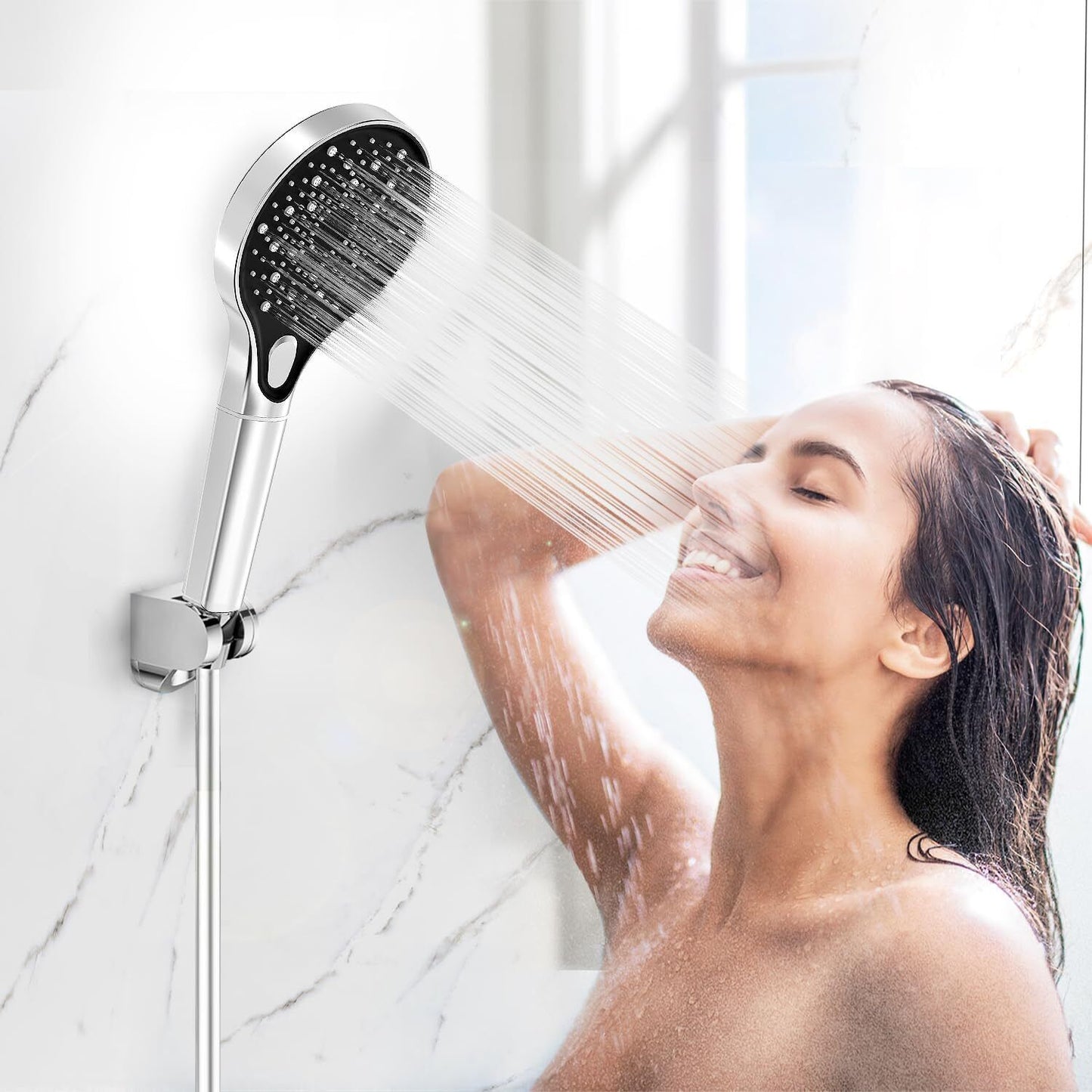 Shower Head with Filter-  High Pressure 3 Modes Powerful Flow Shower Heads