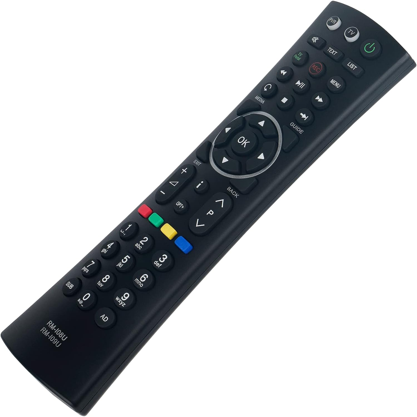 RM-I08U RM-109U Replacement Remote Control --Fit for Humax Freesat Freetime Sate